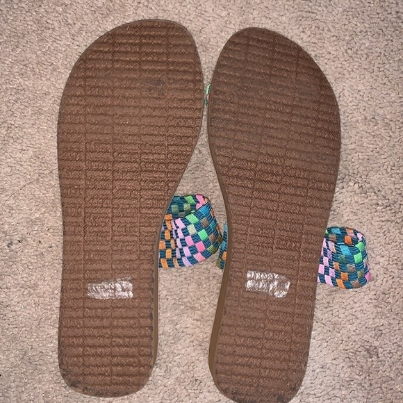 Corkys sandals size 9 woven wedge sandal wedges - Picture 10 of 10